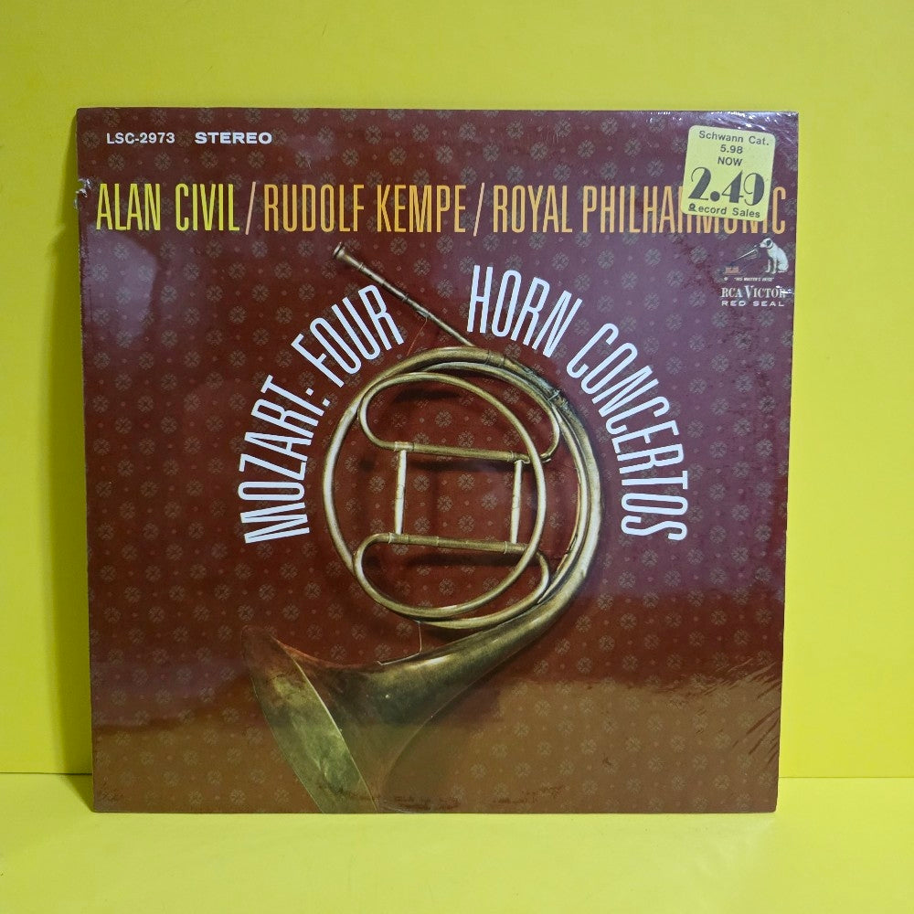 Mozart / Alan Civil, Rudolf Kempe / Royal Phil. - Four Horn Concertos - 1967 - LSC-2973 - New - Sealed - Vinyl
