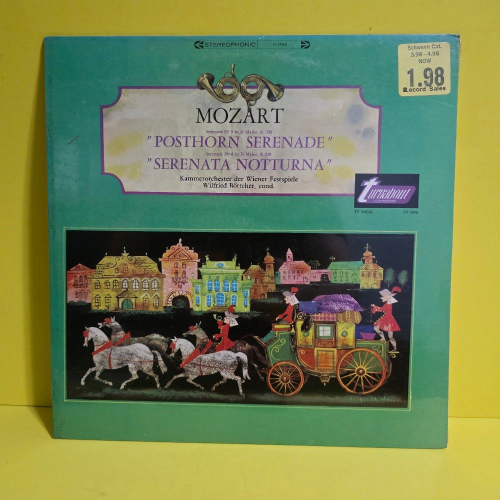 Mozart, Kammerorchester Der Wiener Festspiele - "Posthorn Serenade" No.9 In D Major - TV 34056S - New - Sealed - Vinyl