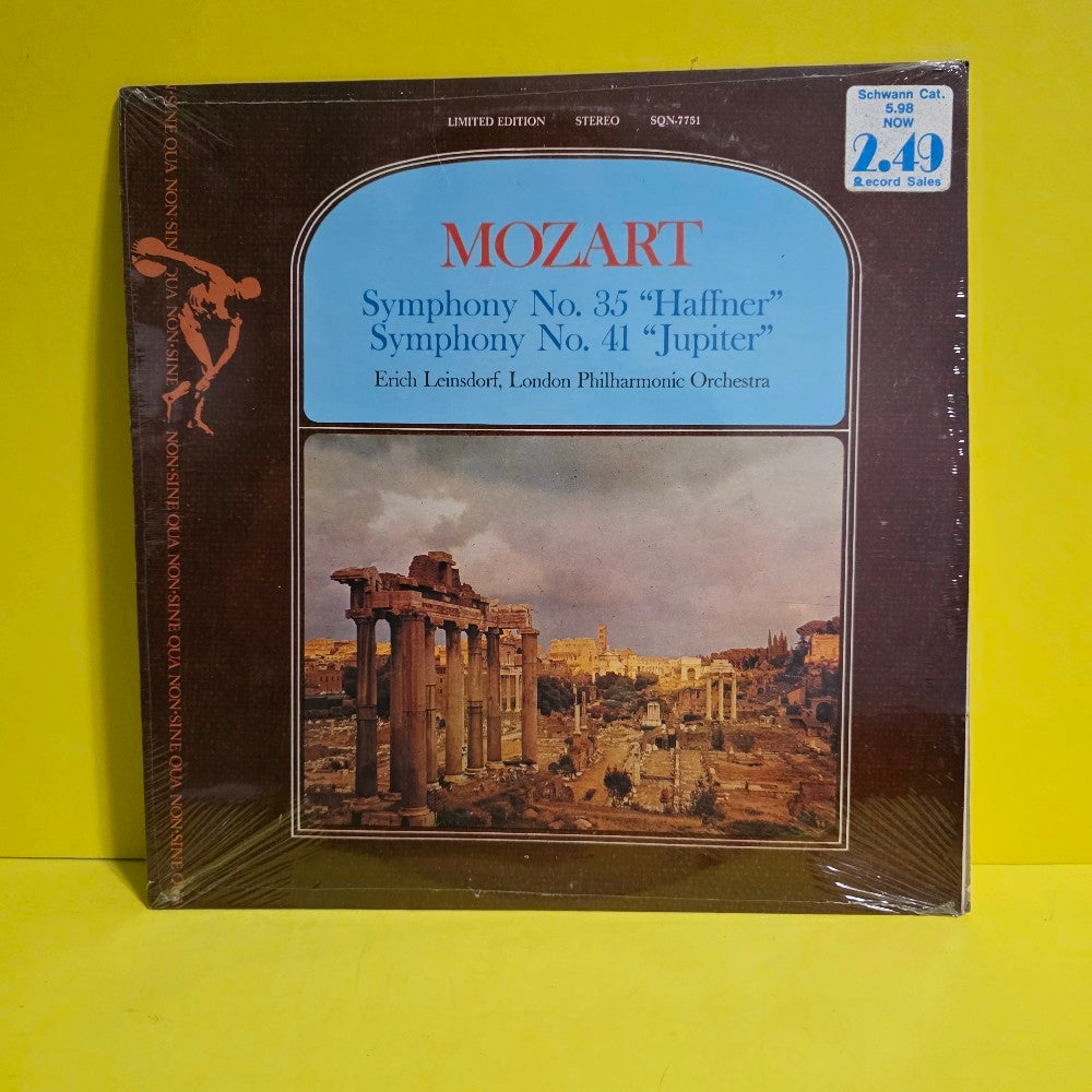 Wolfgang Amadeus Mozart, Erich Leinsdorf - Symphony No.35 " Haffner" Symphony No.41 " Jupiter" - 1975 - SQN-7751 - New - Sealed - Vinyl