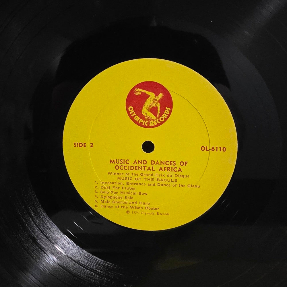 Not On Label  - Music And Dances Of Occidental Africa  - 1974 - 6110 - Used - VG++ - Vinyl