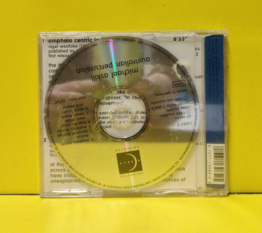 Michael Askill - Australian Percussion - 1991 - 13085-2 - New - Sealed - CDs
