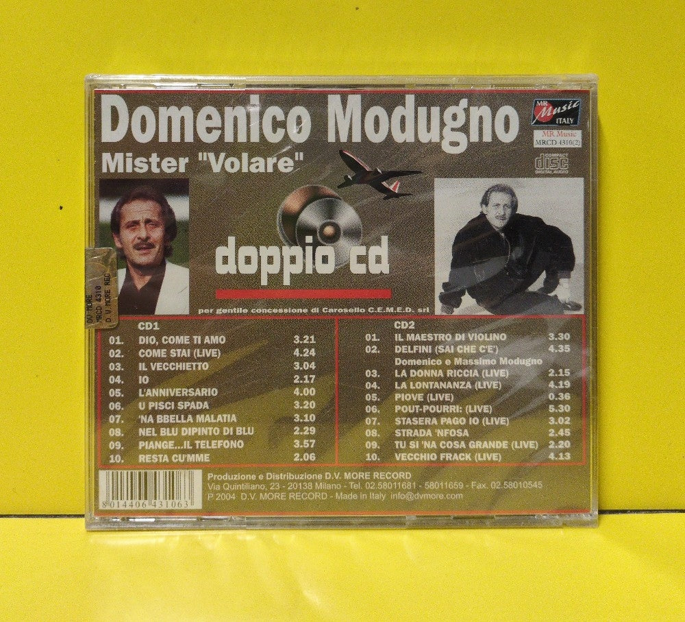Domenico Modugno - I'll Meglio - 2004 - MRCD 4310(2) - New - Sealed - CDs - Italy Import