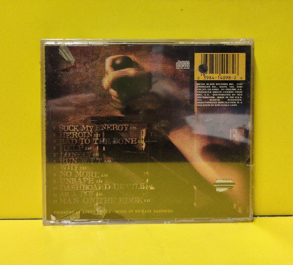 Channel Zero - Unsafe - 1994 - 3984-14098-2 - New - Sealed - CDs