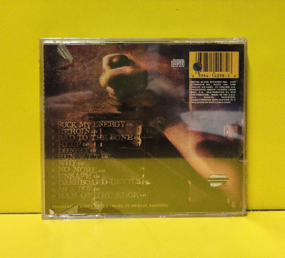 Channel Zero - Unsafe - 1994 - 3984-14098-2 - New - Sealed - CDs