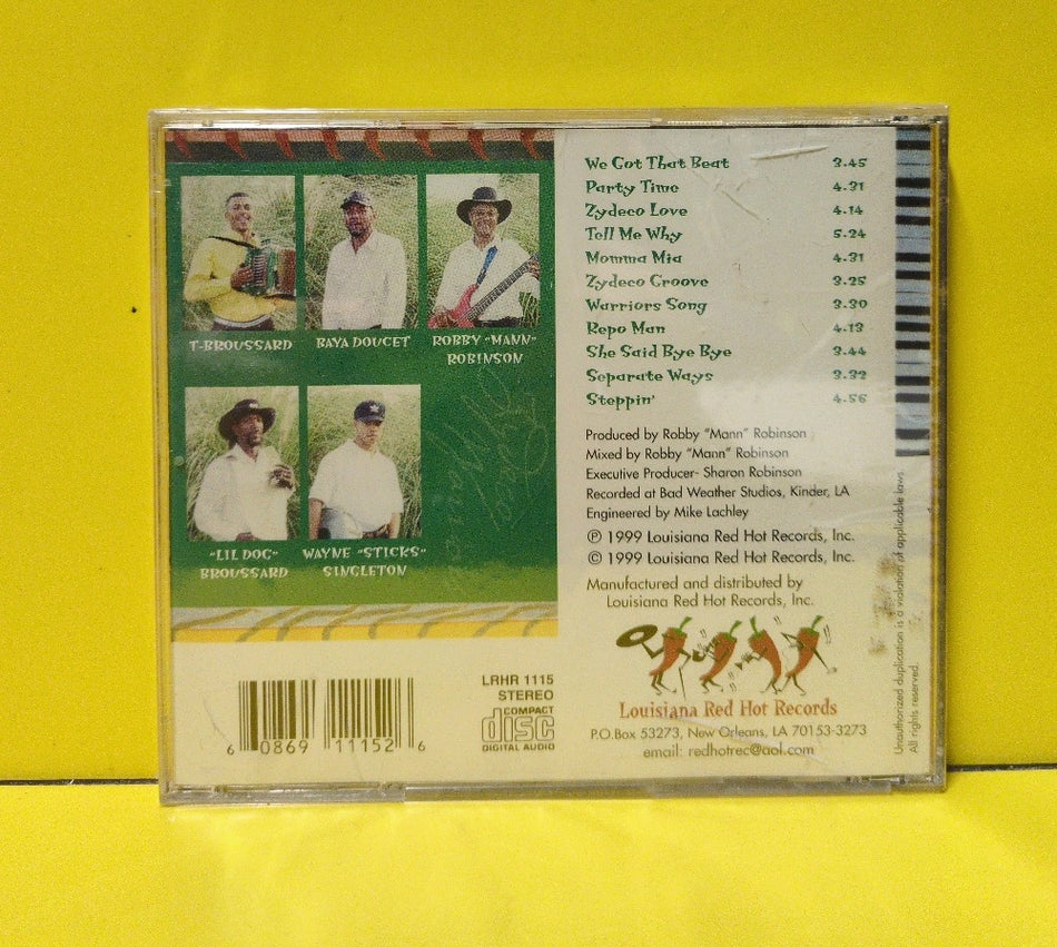 Zydeco Warriors - Party Time - 1999 - LRHR 1115 - New - Sealed - CDs