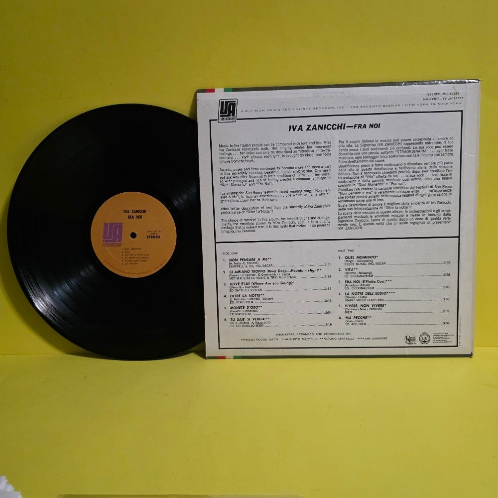Ivan Zanicchi - Fra Noi - 1967 - UNS 15537 - Used - VG++ - Vinyl