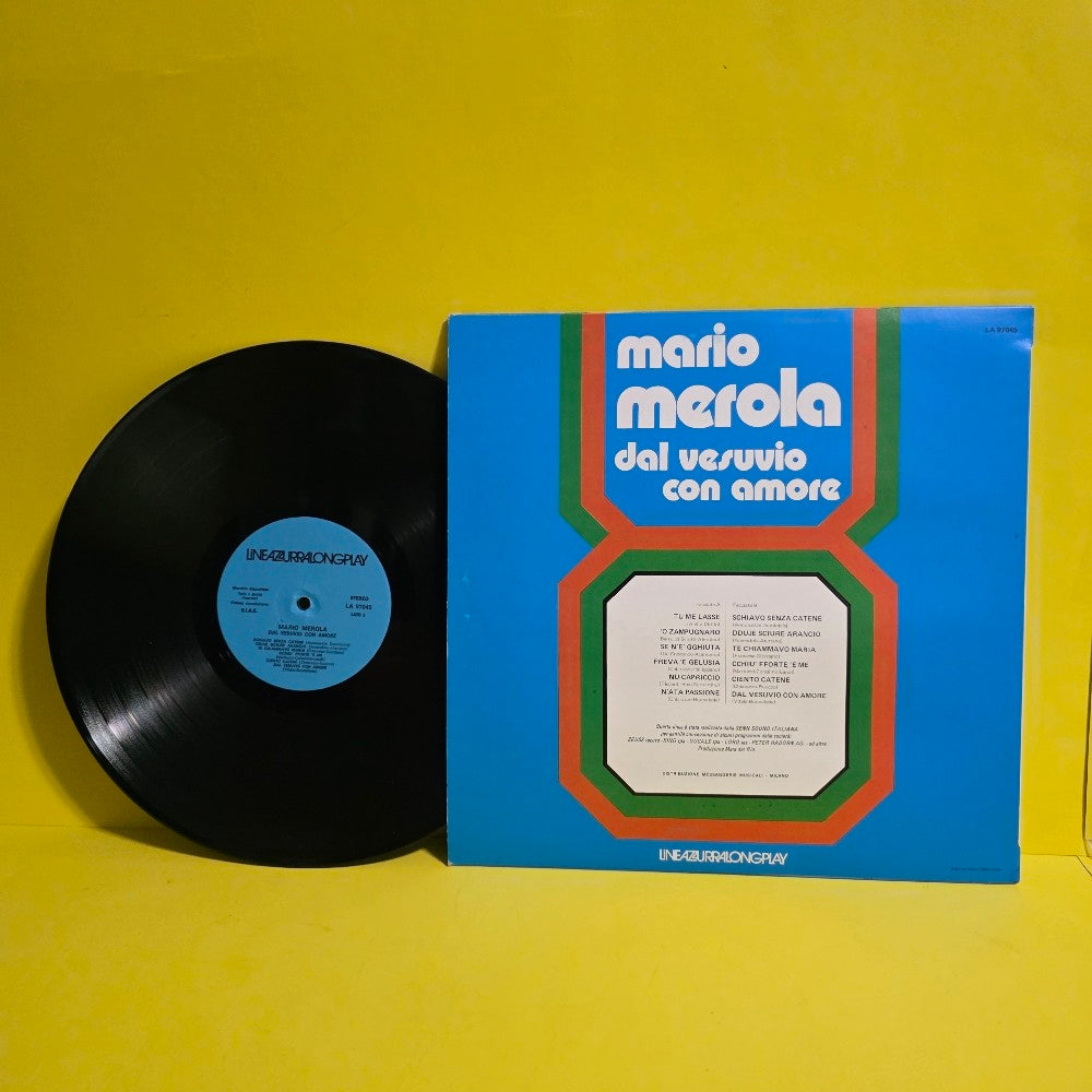 Mario Merola - Dal Vesuvio Con Amore RARE - LA 97045 - Used - VG++ - Vinyl