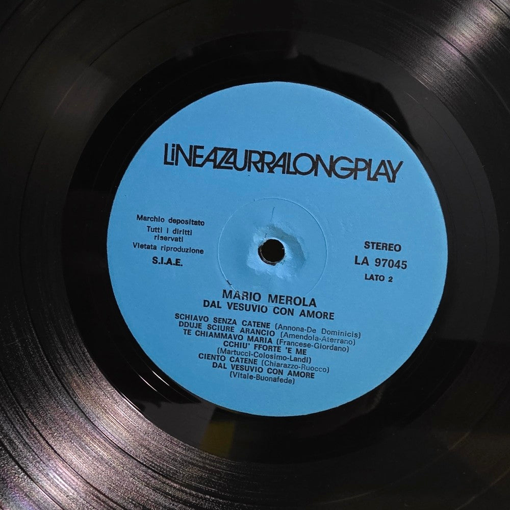 Mario Merola - Dal Vesuvio Con Amore RARE - LA 97045 - Used - VG++ - Vinyl