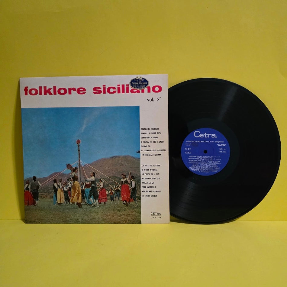 Giuseppe Santonocito - Folklore Siciliano Vol.2 - LPP. 10 - Used - VG+ - Vinyl