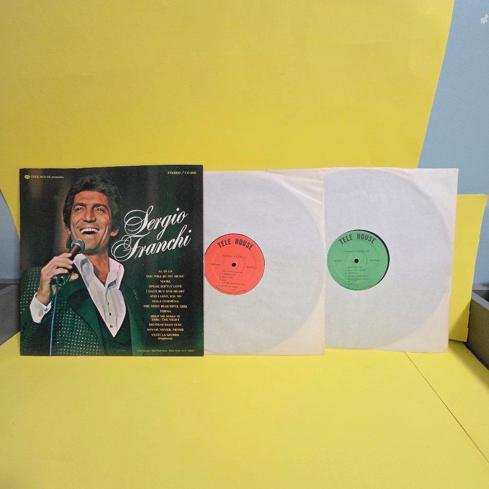 Sergio Franchi  - Tele House Presents Sergio Franchi - 1976 - CD 2045 - Used - EX - Vinyl
