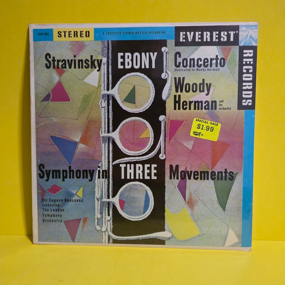 Stravinsky, Woods Herman And His Orchestra  - Ebony Concerto/Dedicated To Woody Herman  - 1976 - SDBR-3009 - New - Sealed - Vinyl