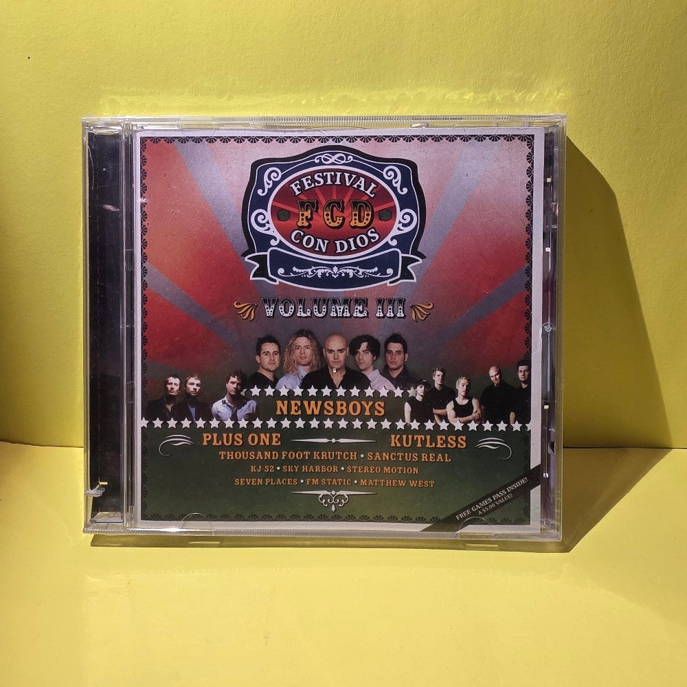 Various - Festival Con Dios Volume 3 - 2003 - G2 8041 4 71270 2 2 POD1270 - New - Sealed - CDs
