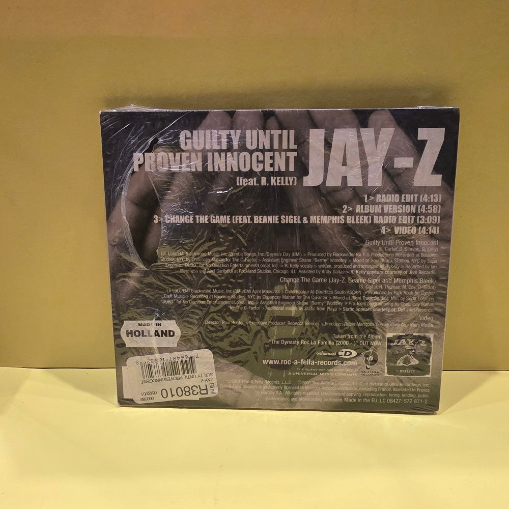 Jay-Z Feat. R.kelly - Guilty Until Proven Innocent  - 2001 - 572 861-2 - New - Sealed - CDs