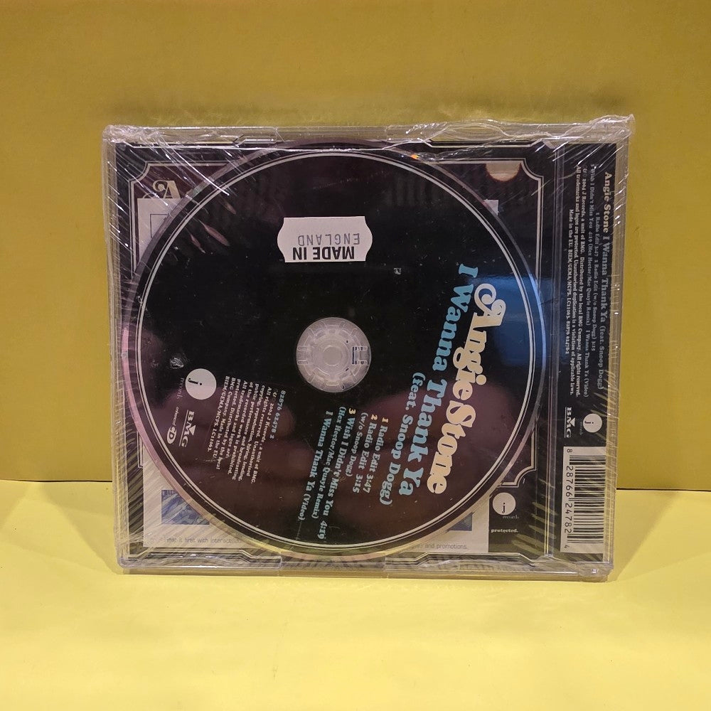 Angie Stone Feat. Snoop Dogg - I Wanna Thank Ya / UK  - 2004 - 82876 624782 - New - Sealed - CDs