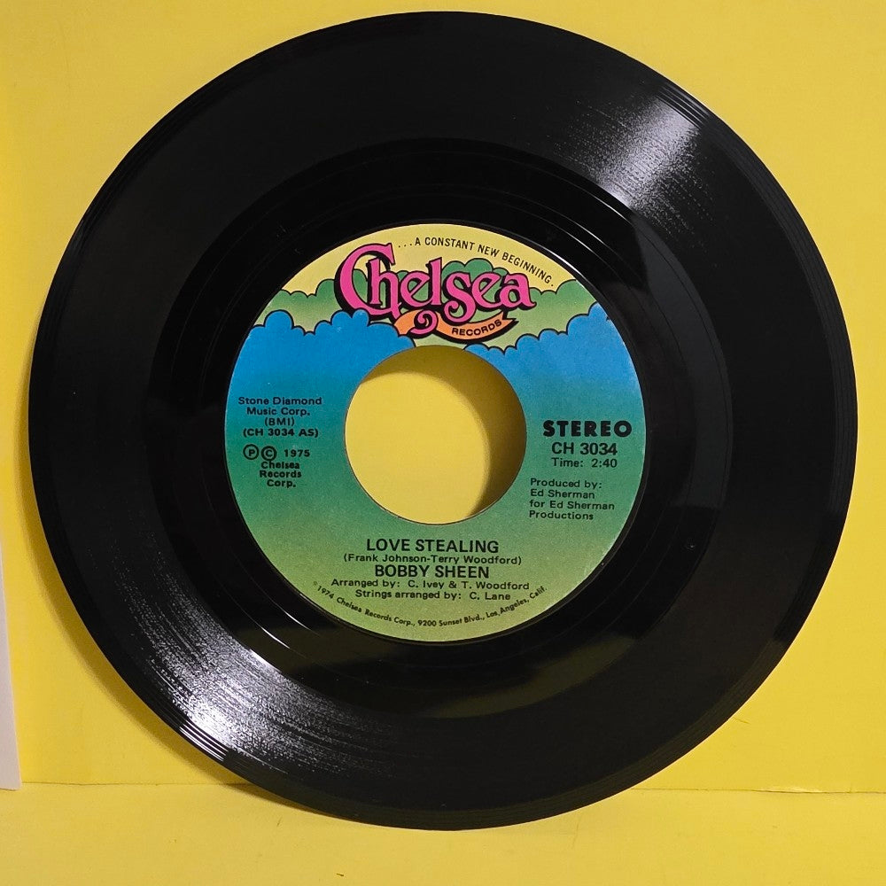 Bobby Sheen  - Love Stealing/Come On And Love Me - 1975 - CH 3034 - Used - VG++ - Vinyl