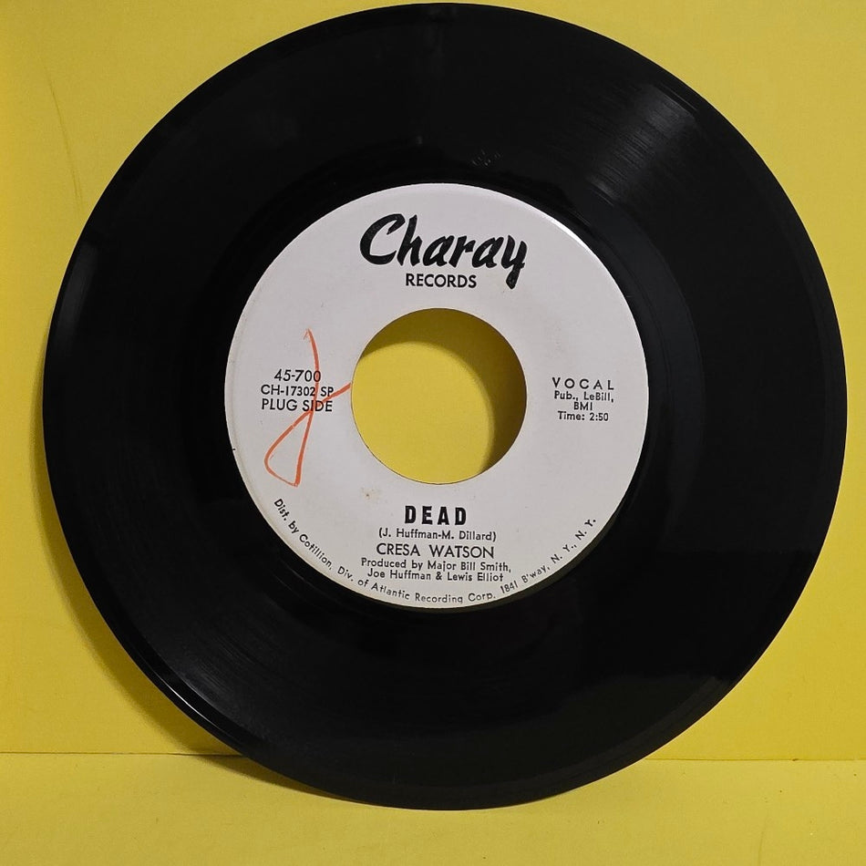 Cresa Watson - Dead /Alpine Winter/ Promo  - 1969 - 45-700 - Used - EX - Vinyl