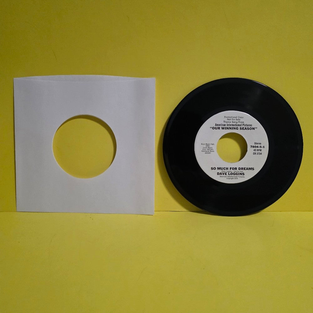 Dave Loggins - So Much For Dreams / You Found It Now Rare Promo  - 1978 - 7804-S - Used - EX - Vinyl