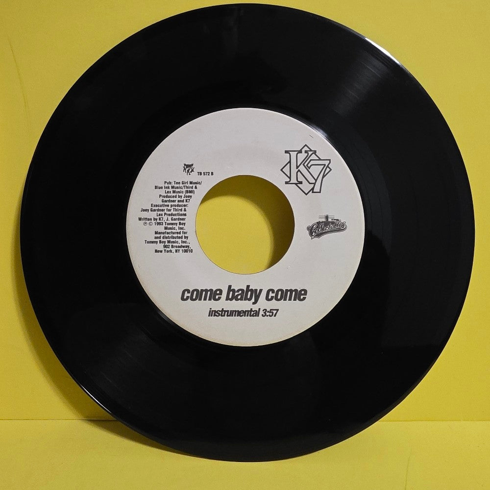 K7 - Come Baby Come  7" - 1993 - TB 572 - Used - VG++ - Vinyl