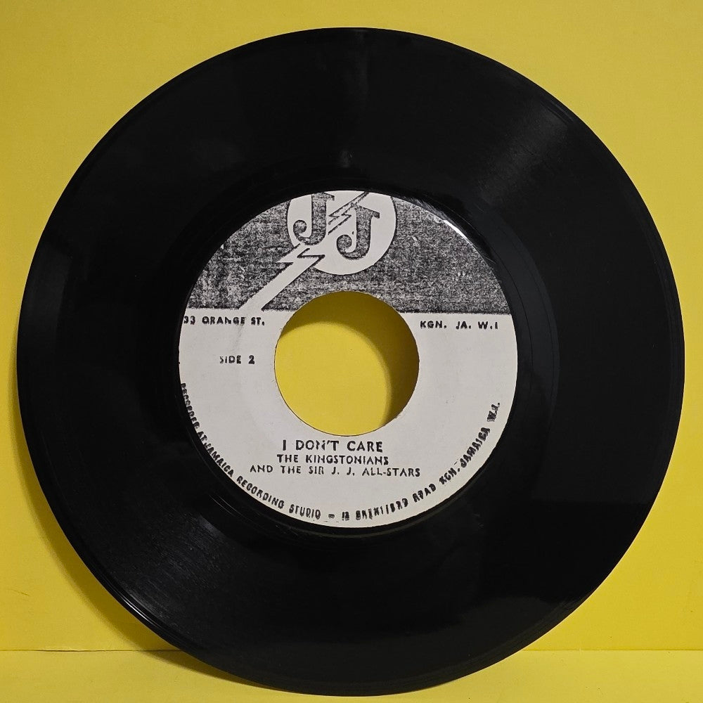 The Kingstonias And The JJ All Star - Windy Winey / I Don't Care RARE 7" - Used - VG+ - Vinyl