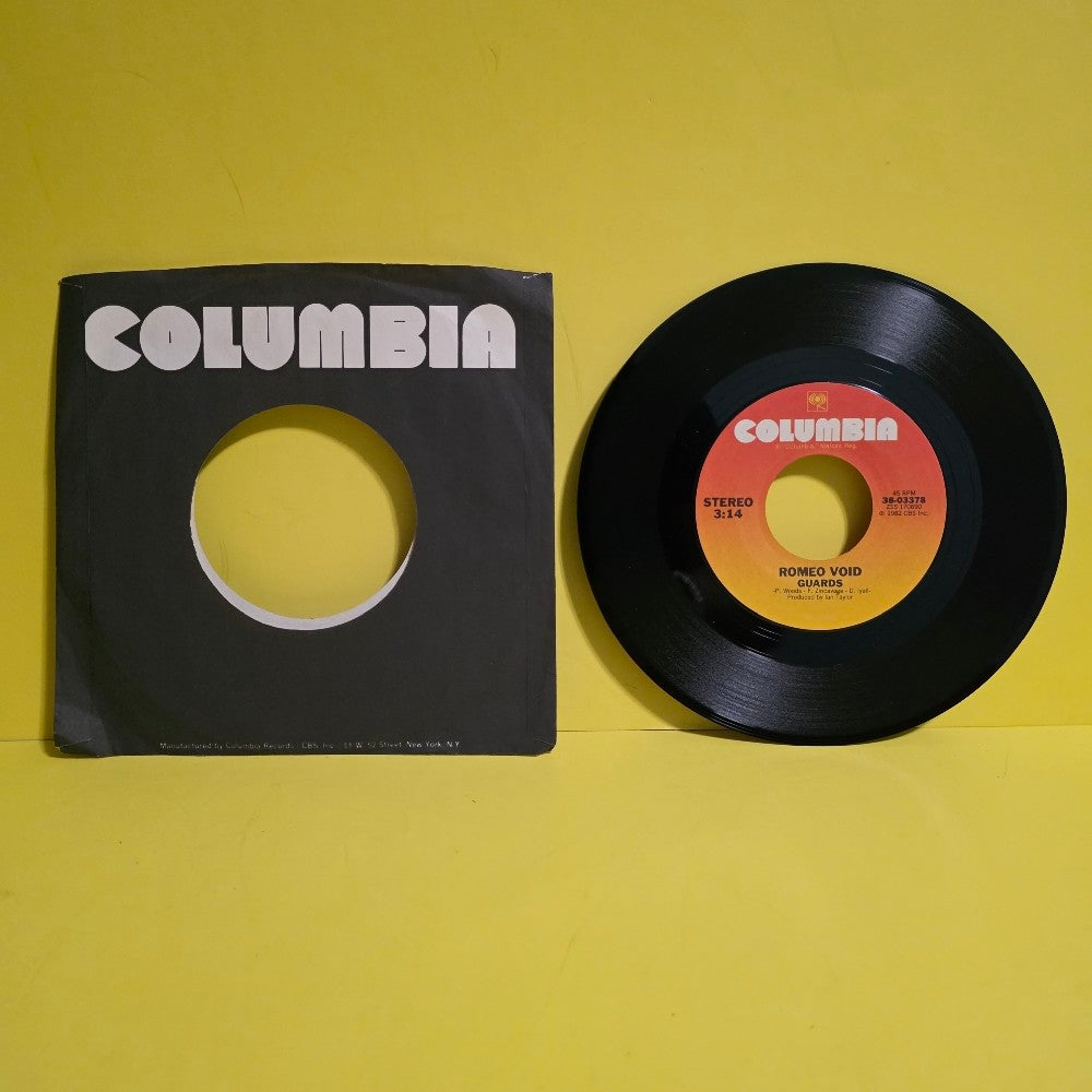 Romeo Void - Never Say Never / Guards 7" - 1981 - 38-03378 - Used - EX - Vinyl