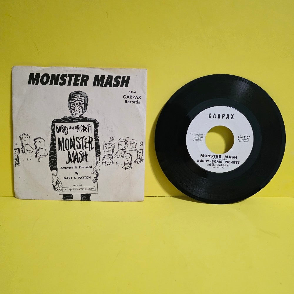 Bobby (Boris) Pickett And The Crypt-Kickers - Monster Mash - 1962 - 45-44167 - Used - VG+ - Vinyl