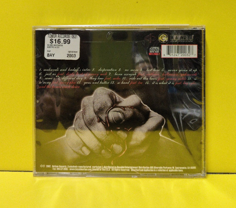 Kastro And Edi - Blood Brothers - 2002 - OUTL2003-2 - New - Sealed - CDs