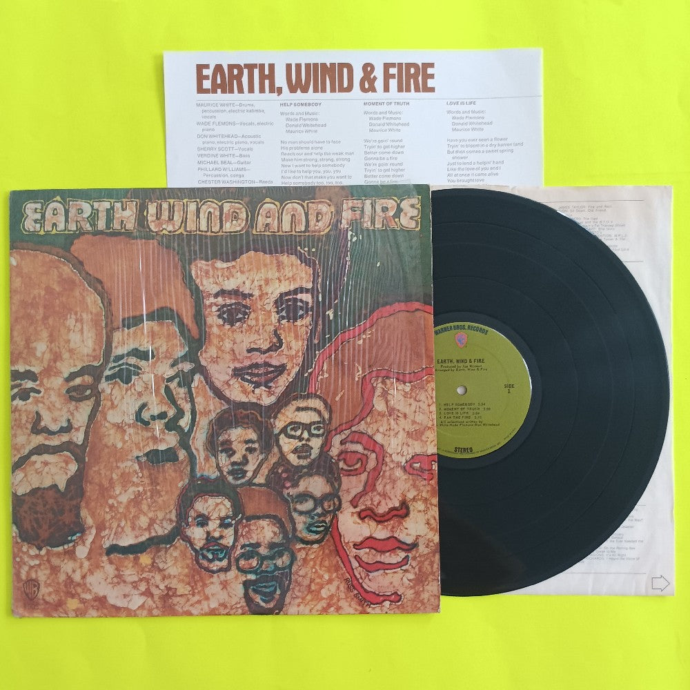 Earth Wind & Fire - Earth Wind And Fire / Self Titled OG GREEN - 1971 - WS 1905 - Used - VG+ - Vinyl