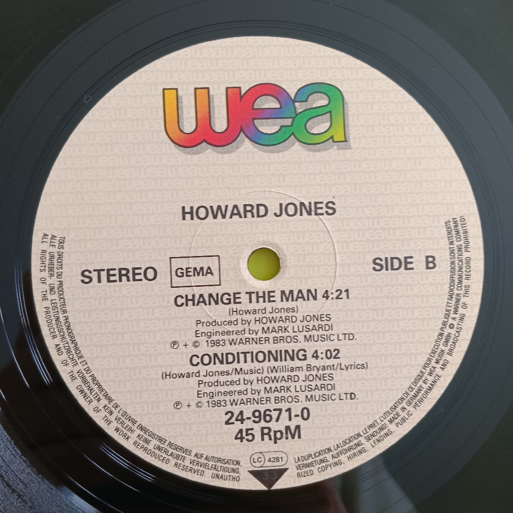 Howard Jones - New Song GERMANY - 1983 - 24-9671-0 - Used - VG - Vinyl