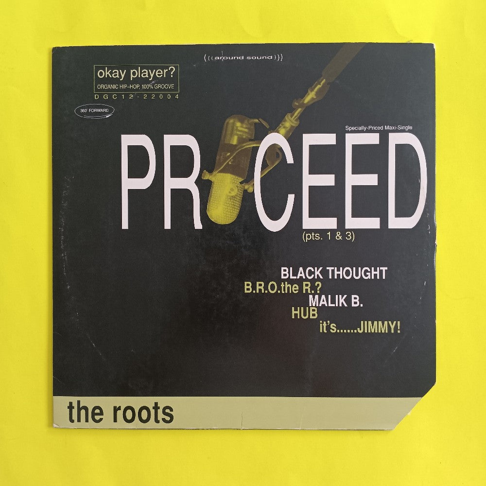 The Roots - Proceed (Pts. 1 & 3) - 1994 - DGC12-22004 - Used - VG+ - Vinyl