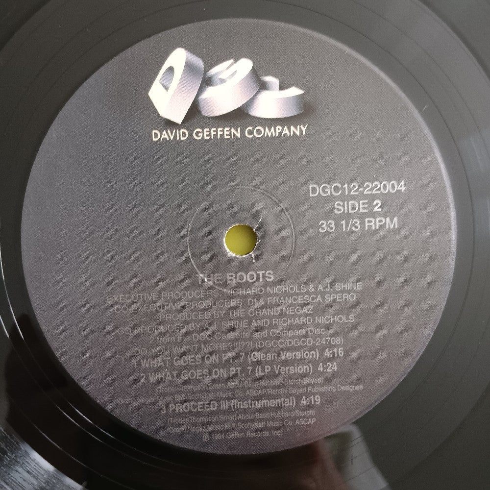 The Roots - Proceed (Pts. 1 & 3) - 1994 - DGC12-22004 - Used - VG+ - Vinyl