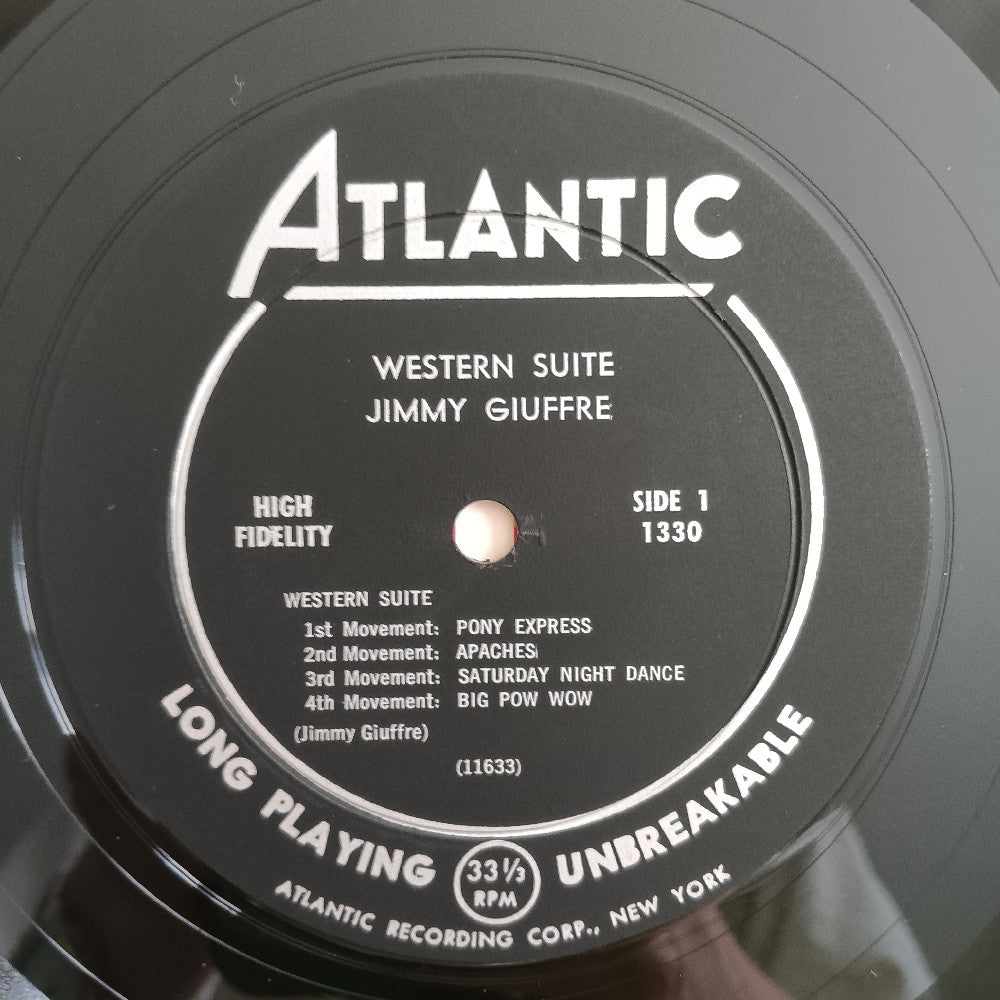 Jimmy Giuffre - Western Suite OG MONO - 1960 - Atlantic 1330 - Used - VG++ - Vinyl