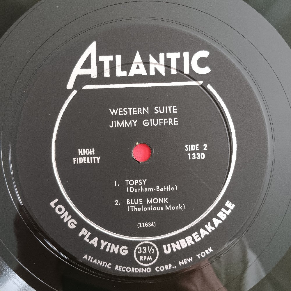 Jimmy Giuffre - Western Suite OG MONO - 1960 - Atlantic 1330 - Used - VG++ - Vinyl