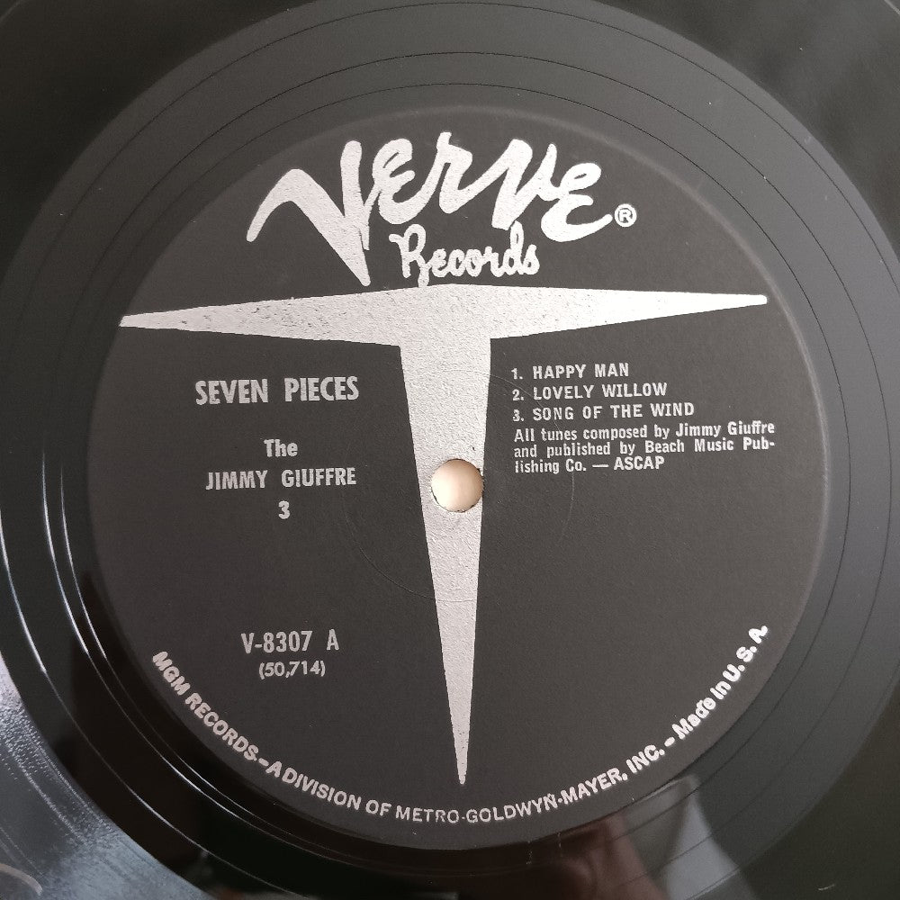 The Jimmy Giuffre 3 - 7 Pieces MONO - 1961 - MG V-8307 - Used - VG++ - Vinyl