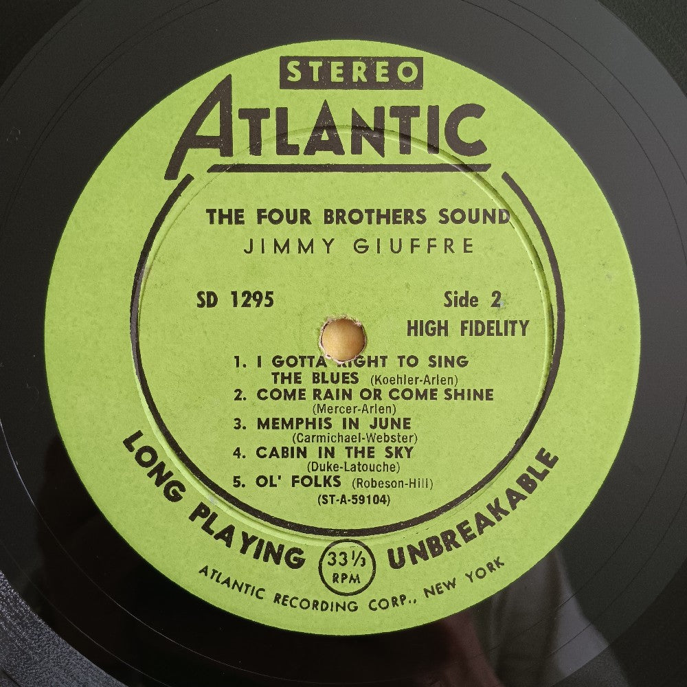Jimmy Giuffre - The Four Brothers Sound - 1959 - SD 1295 - Used - VG++ - Vinyl