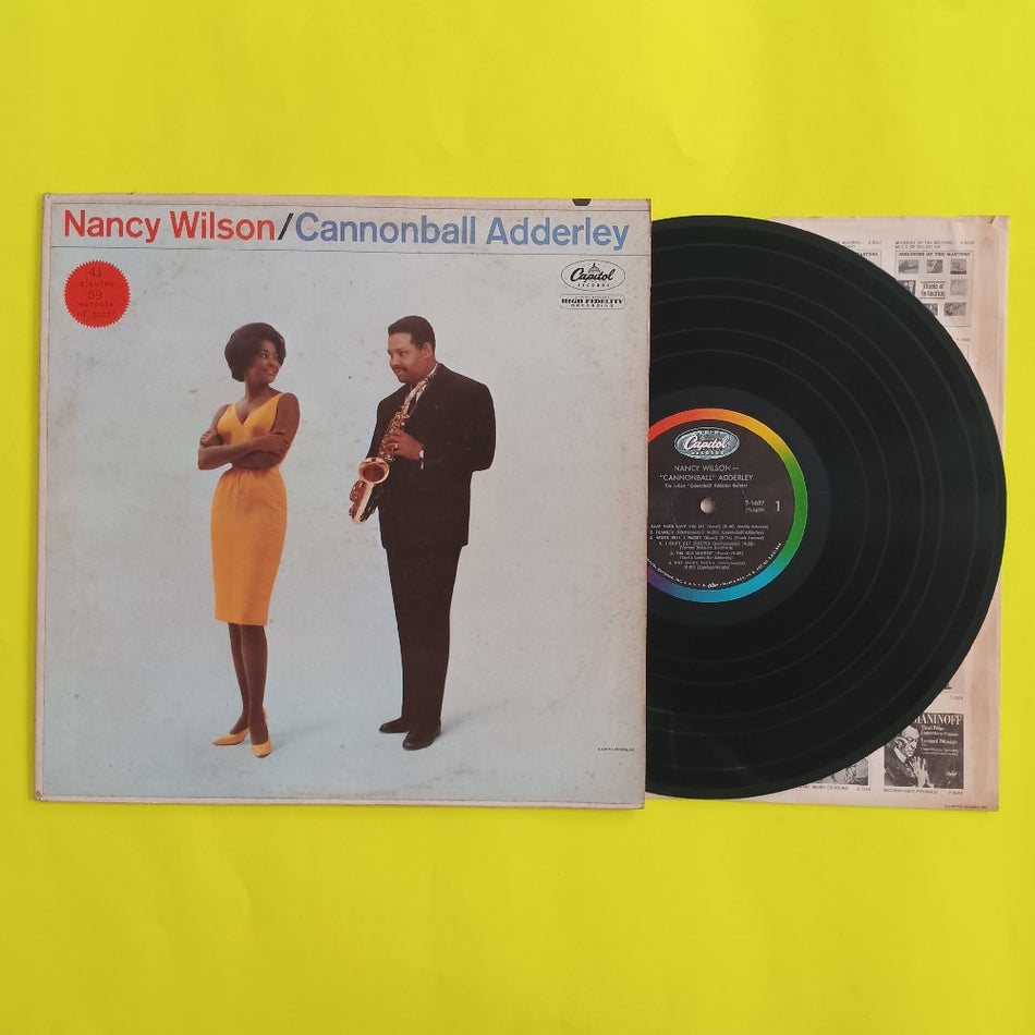 Nancy Wilson / Cannonball Adderley - Self Titled OG MONO - 1962 - T-1657 - Used - VG++ - Vinyl