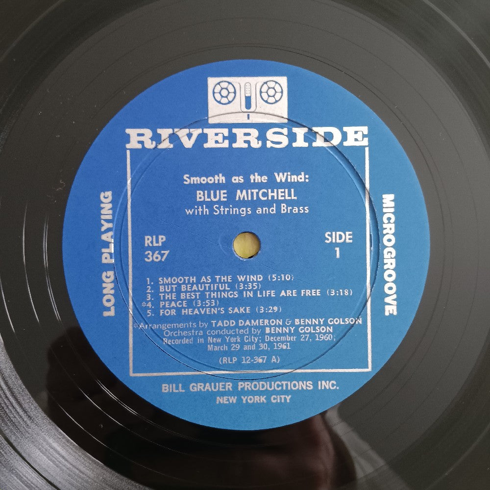 Blue Mitchell - Smooth As The Wind OG MONO - 1961 - RLP 367 - Used - VG++ - Vinyl
