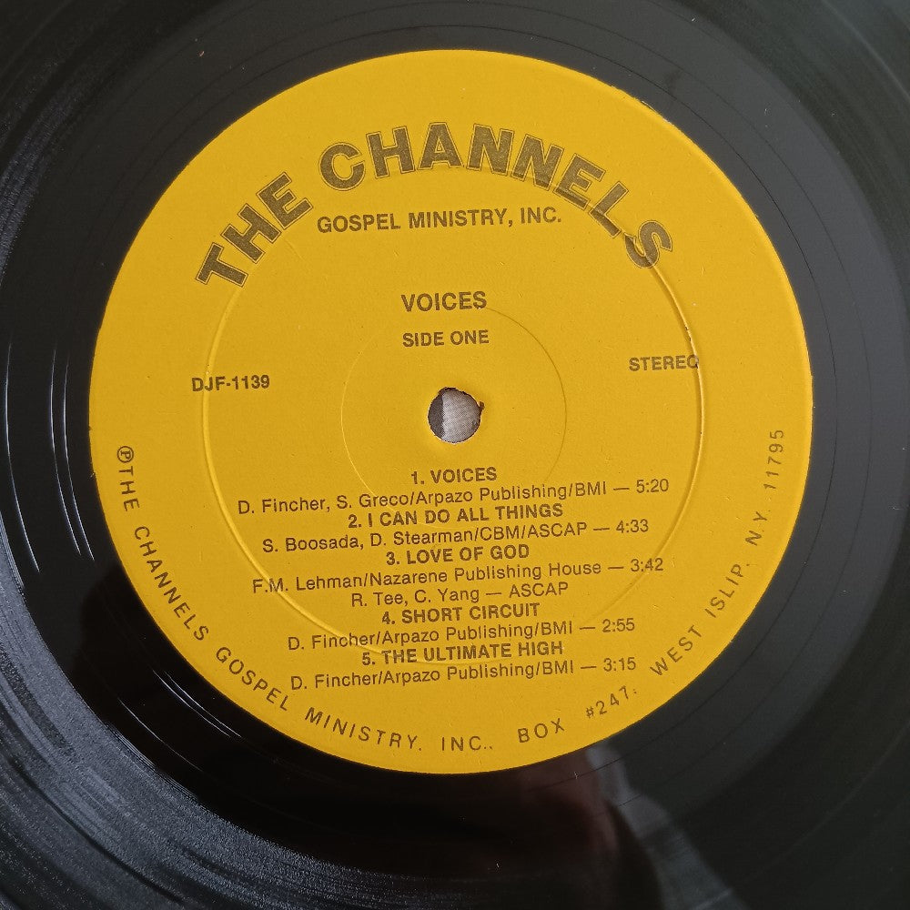 The Channels - Voices - 1981 - DJF-1139 - Used - VG++ - Vinyl