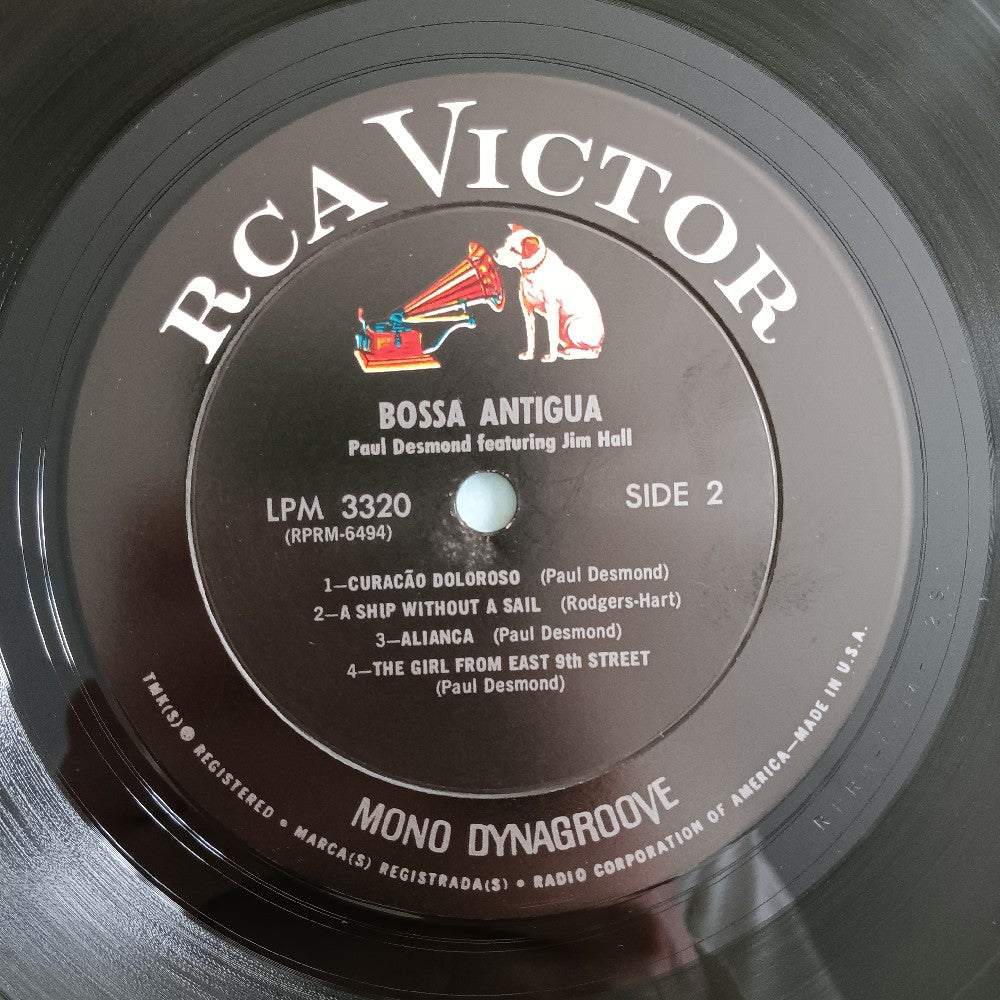 Paul Desmond - Bossa Antigua - 1965 - LPM 3320 - Used - EX - Vinyl