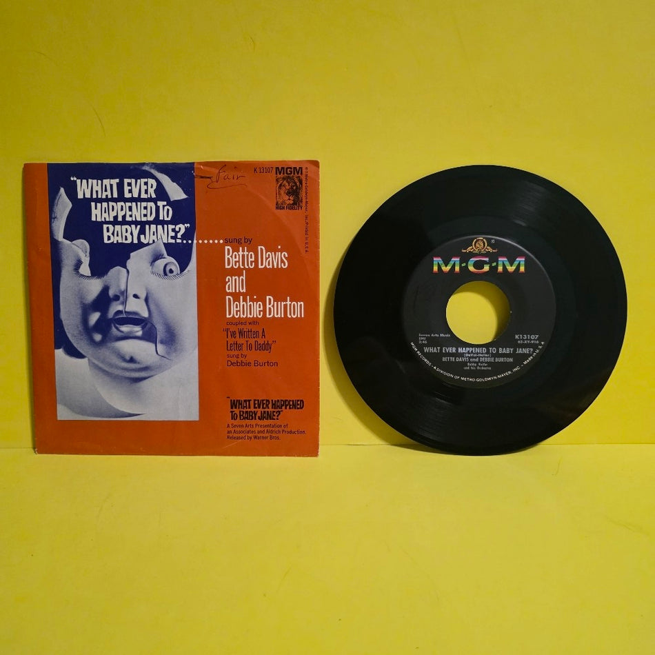 Better Davis And Debbie - What Happened To Baby Jane - 1962 - K 13107 - Used - VG++ - Vinyl