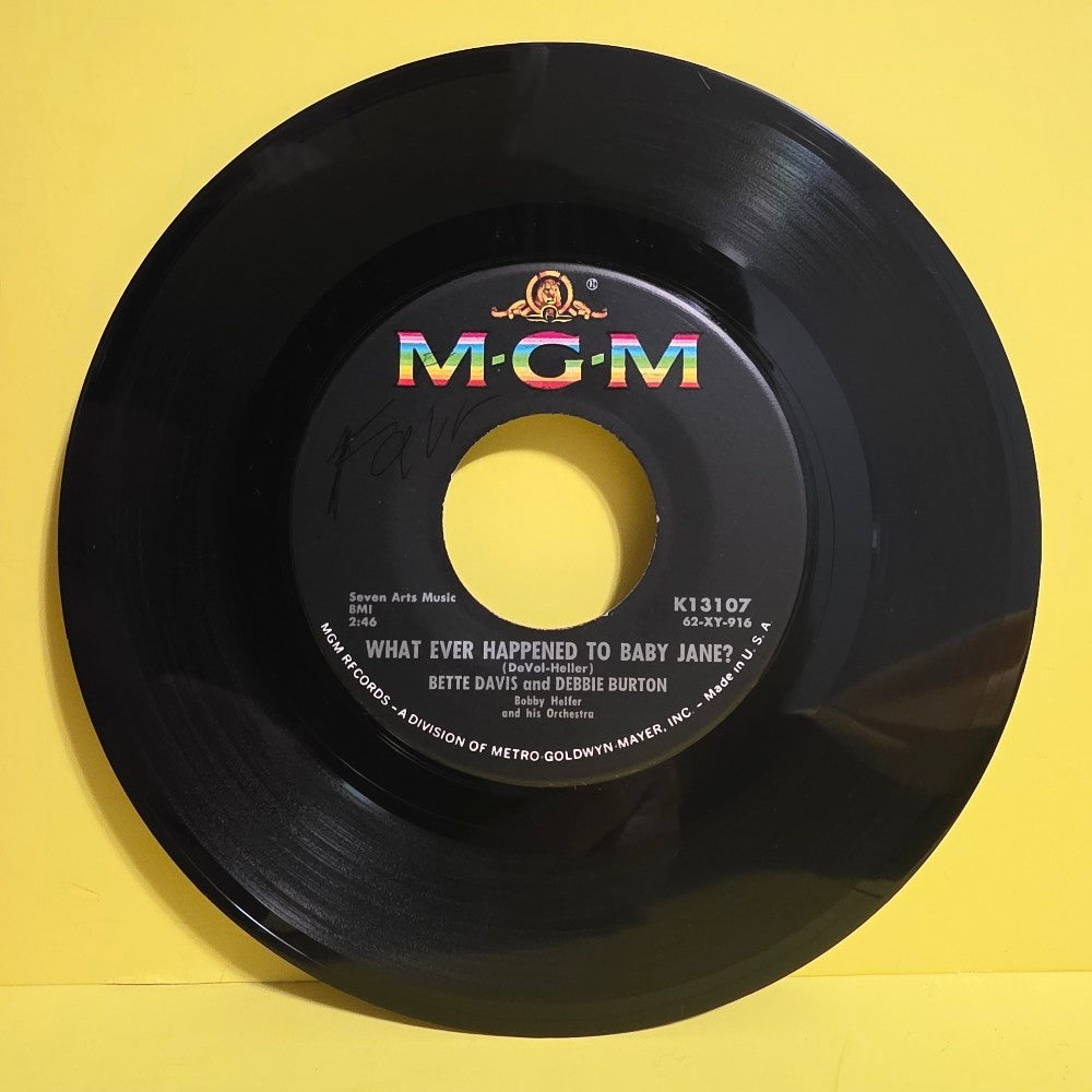 Better Davis And Debbie - What Happened To Baby Jane - 1962 - K 13107 - Used - VG++ - Vinyl