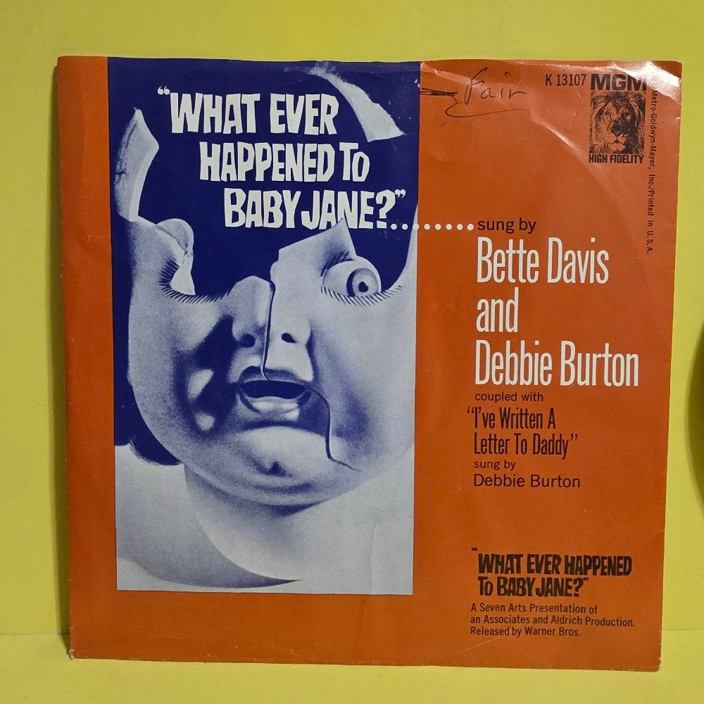Better Davis And Debbie - What Happened To Baby Jane - 1962 - K 13107 - Used - VG++ - Vinyl