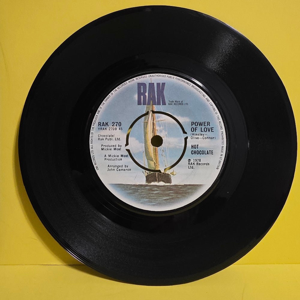 Hot Chocolate  - Every 1's A Winner / Power Of Love - 1978 - RAK 270 - Used - NM - Vinyl