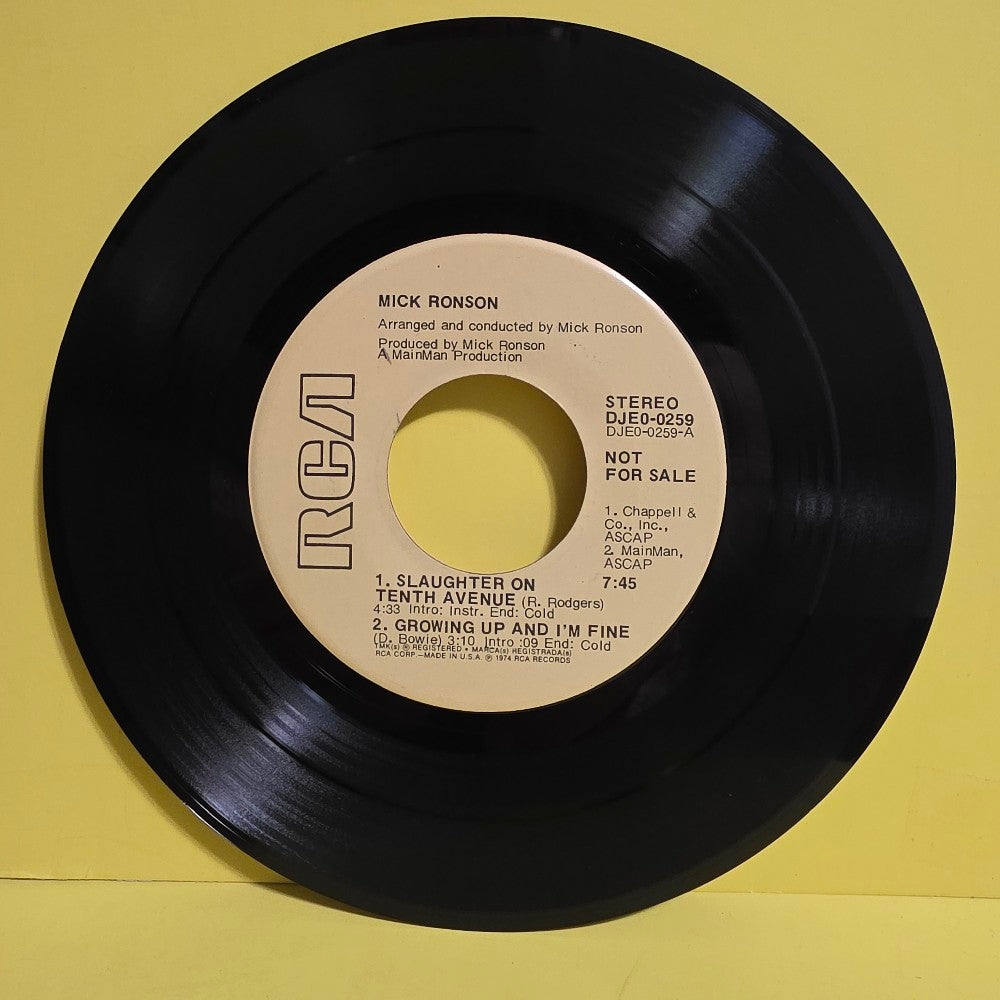 Mick Ronson - Dana Gillespie 7" Promo  - 1974 - DJEO 0259 - Used - EX - Vinyl
