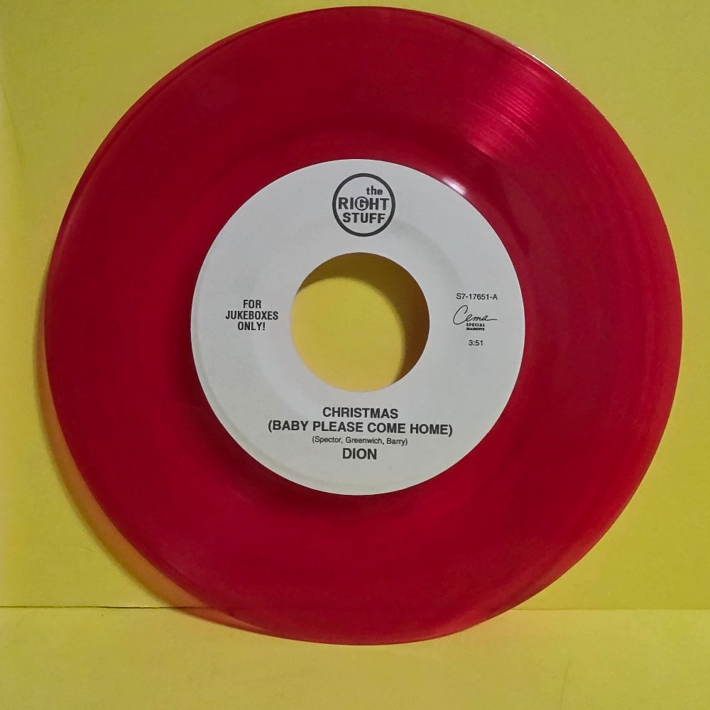 Dion - Christmas (Baby Please Come Home) 7" Red  - 1993 - S7-17651 - Used - EX - Vinyl