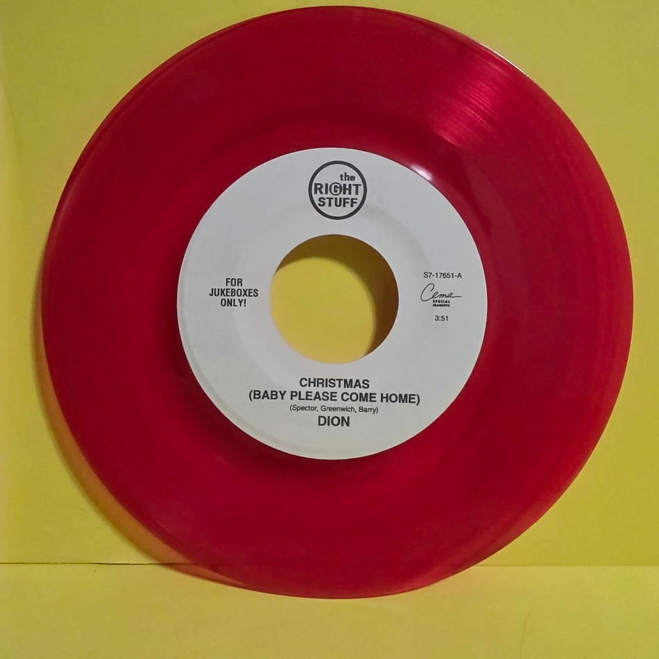 Dion - Christmas (Baby Please Come Home) 7" Red  - 1993 - S7-17651 - Used - EX - Vinyl