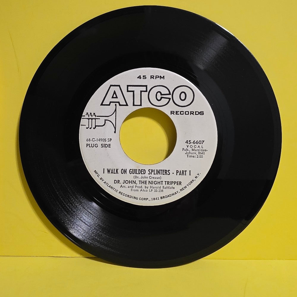 Dr. John, The Night Tripper - I Walk On Guilded Splinters Rare 7" Promo  - 1968 - 45-6607 - Used - VG++ - Vinyl