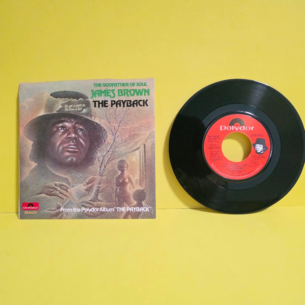 James Brown  - The Payback 7" - 1973 - PD-14223 - Used - EX - Vinyl