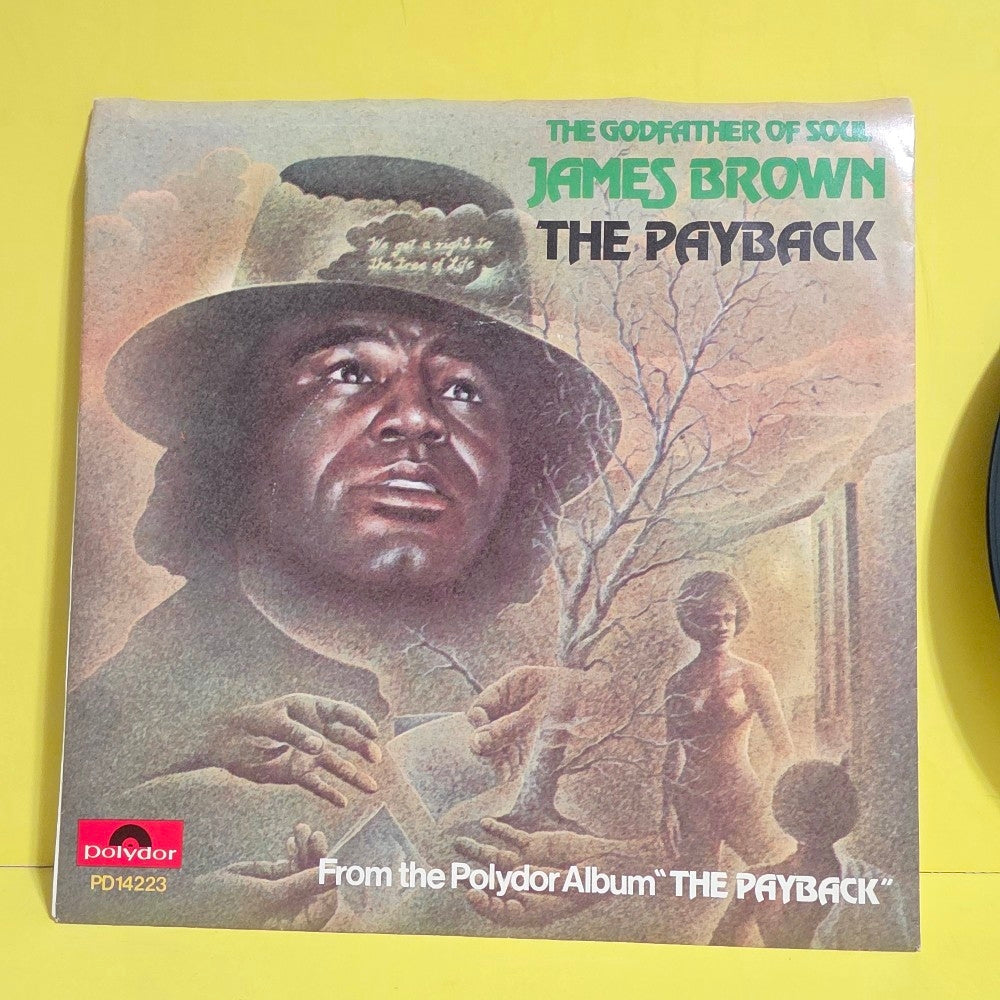 James Brown  - The Payback 7" - 1973 - PD-14223 - Used - EX - Vinyl