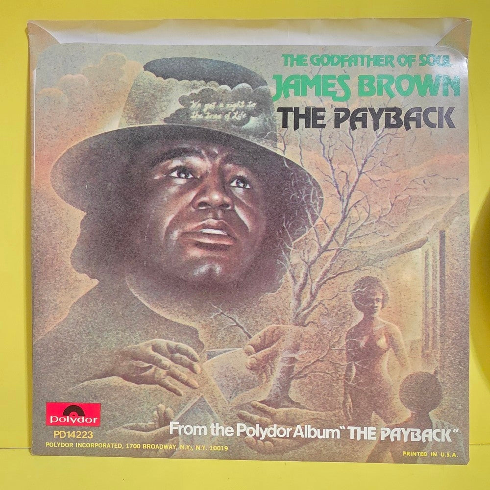 James Brown  - The Payback 7" - 1973 - PD-14223 - Used - EX - Vinyl