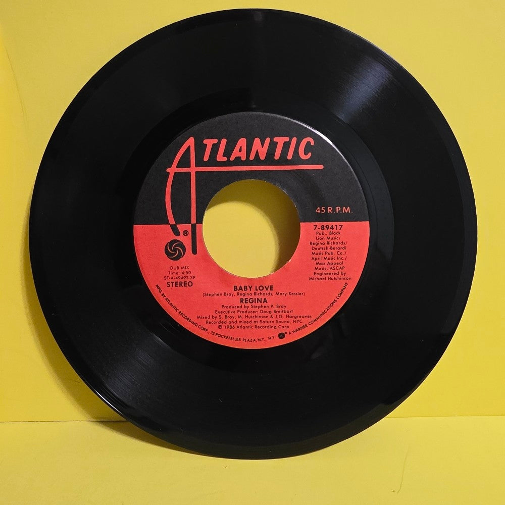 Regina - Baby Love 7" NM - 1986 - 7-89417 - Used - NM - Vinyl